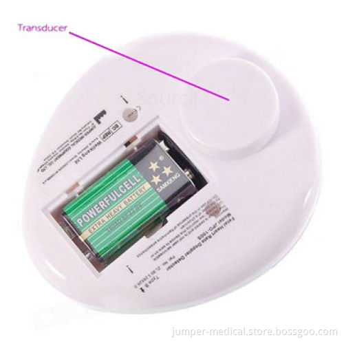 Baby Heart Doppler in Pink and Green, 3.0MHz Probe, CE-/ISO-marked/Weighs 0.29kg, 2 Earphone Socket